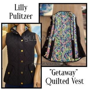 Lilly Pulitzer Getaway Quilted Vest